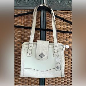 Winter White Vegan Croc purse